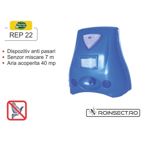 Aparat anti-pasari cu senzor de miscare si lampa stroboscopica - REP 22 