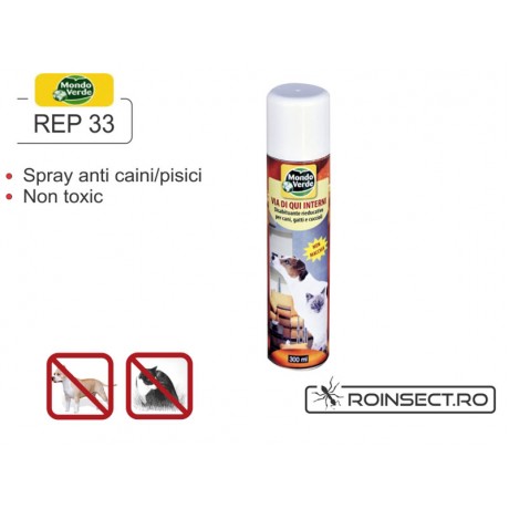 Spray anti caini si pisici pentru uz interior - REP 33