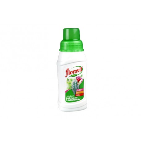 Florovit ingrasamant specializat lichid pentru cactusi si plante suculente 0.25l.