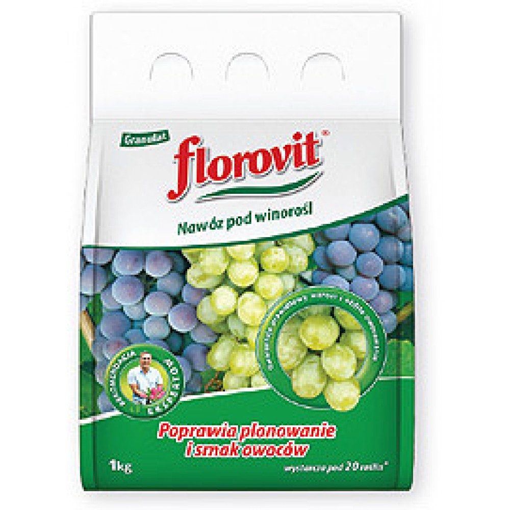 Florovit - ingrasamant specializat granulat pentru vita-de-vie 1kg.