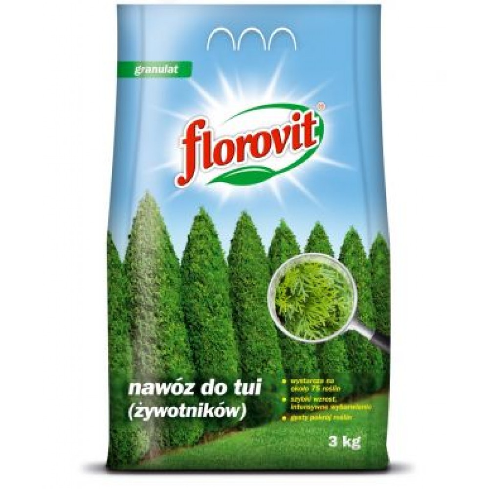 Florovit - Ingrasamant Thuja (arborvitae) –Tuia 4kg.